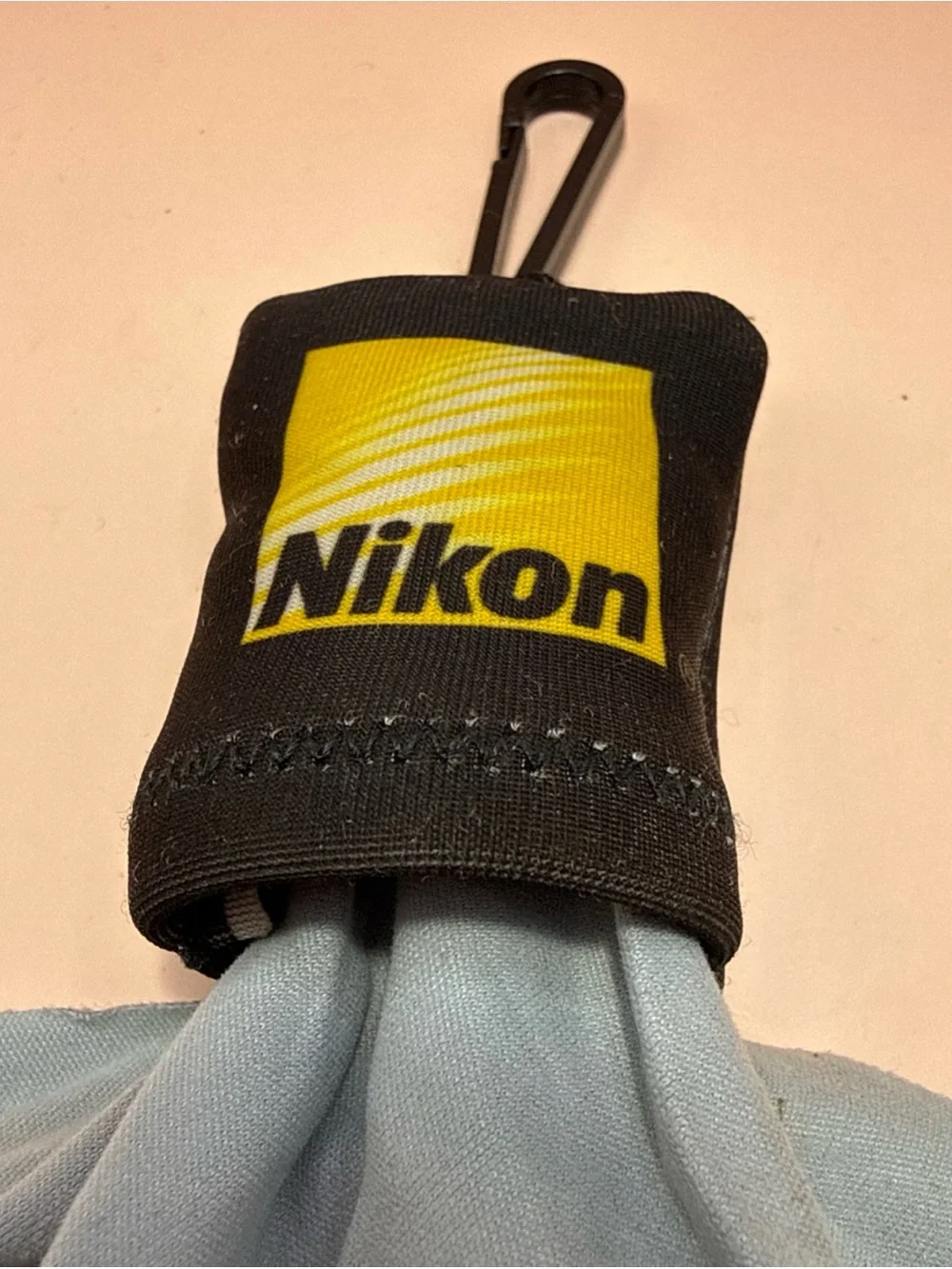 Nikon Keychain Micro-Fiber Lens Cleaning Cloth / Pouch for Camera Binoculars Etc